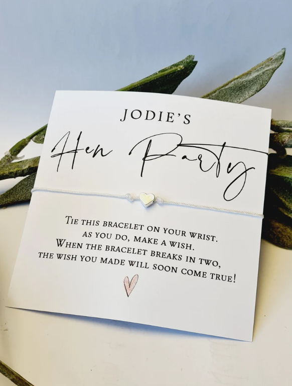 Personalised wish bracelets discount