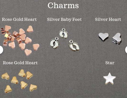 Cute Elephant - Personalised Baby Shower Wish Bracelet, Mummy to Be, Charm String Bracelet, Personalised Gift -CV