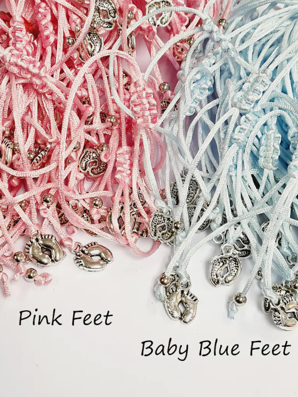 Cute Baby Koala - Personalised Baby Shower Wish Bracelet, Mummy to Be, Charm String Bracelet, Personalised Gift - ca34