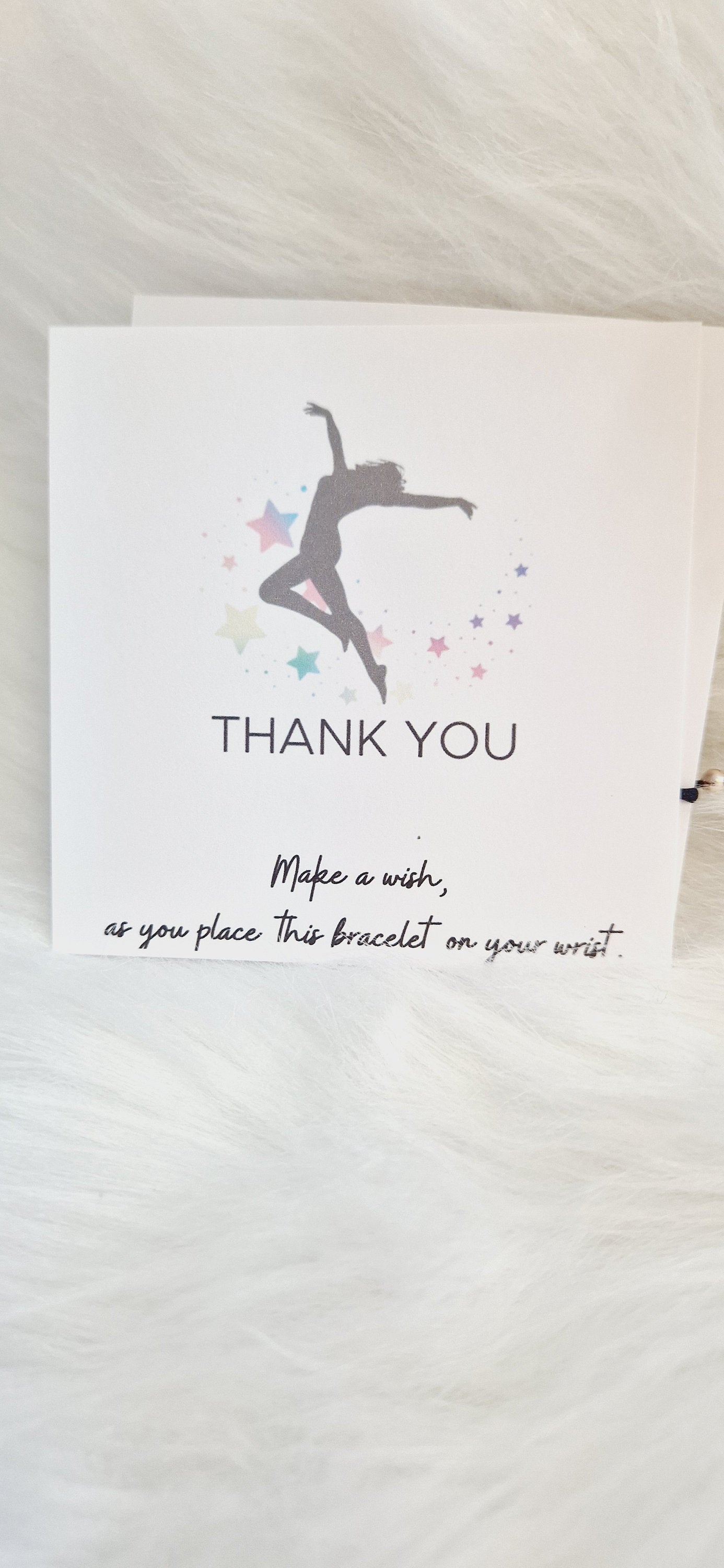 Dance Teacher - Thank you Wish Bracelets - Thank you gift - Birthday - Street Dance - Friendship Bracelets I Teachers I Ballet