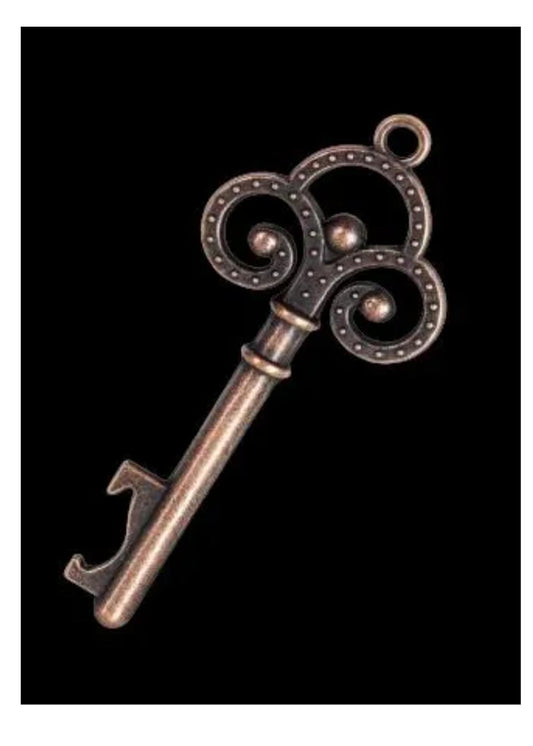 Vintage Skeleton Bottle Opener 29X68mm Keys Wedding Favours I Bronze or Silver