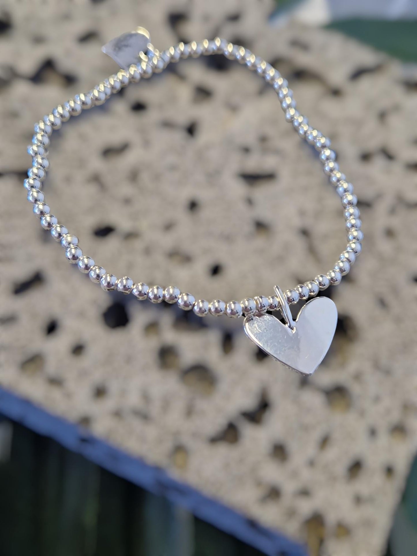 Embrace chance with a smile | Empowering Gift | Silver Stacker Bracelet I Encouragement I Thinking of you I Friend I Quote