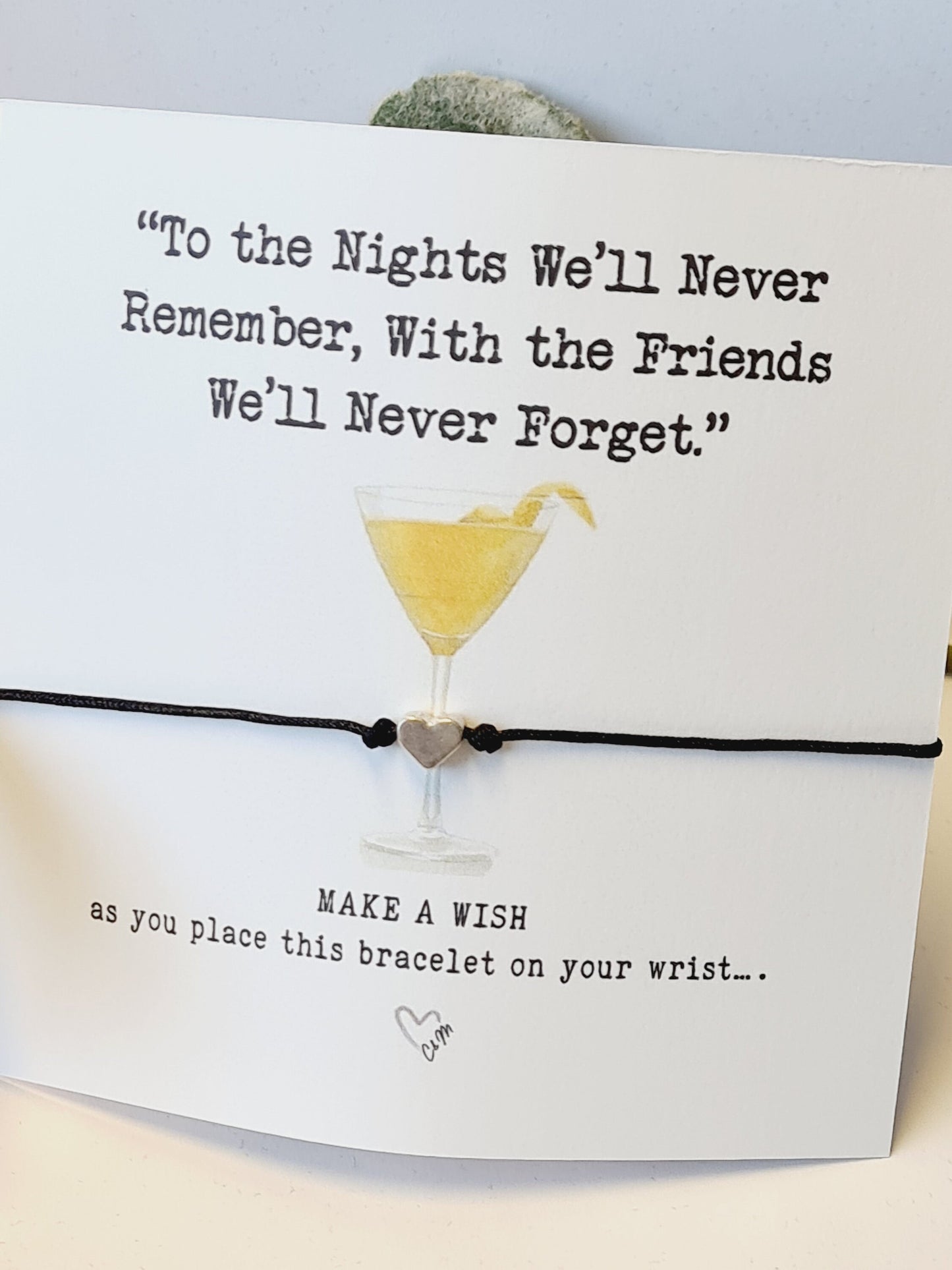 Girls Weekend 2024; Girls Getaway Gift; Girls Trip; Wish Bracelet; To the Nights We'll never remember; Girls Weekend Gift -NR65