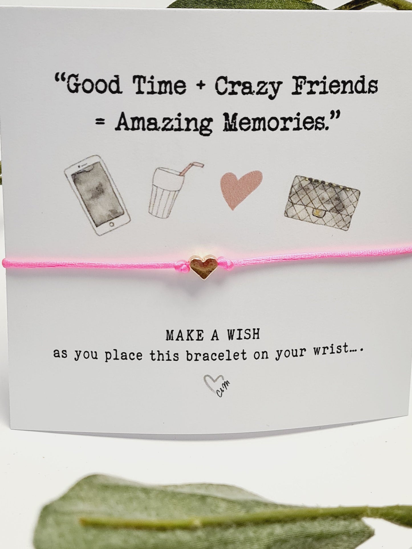 Girls Weekend 2023; Girls Getaway Gift; Girls Trip; Wish Bracelet; Hen Party, Wish Bracelet; Girls Weekend Gift -GT17