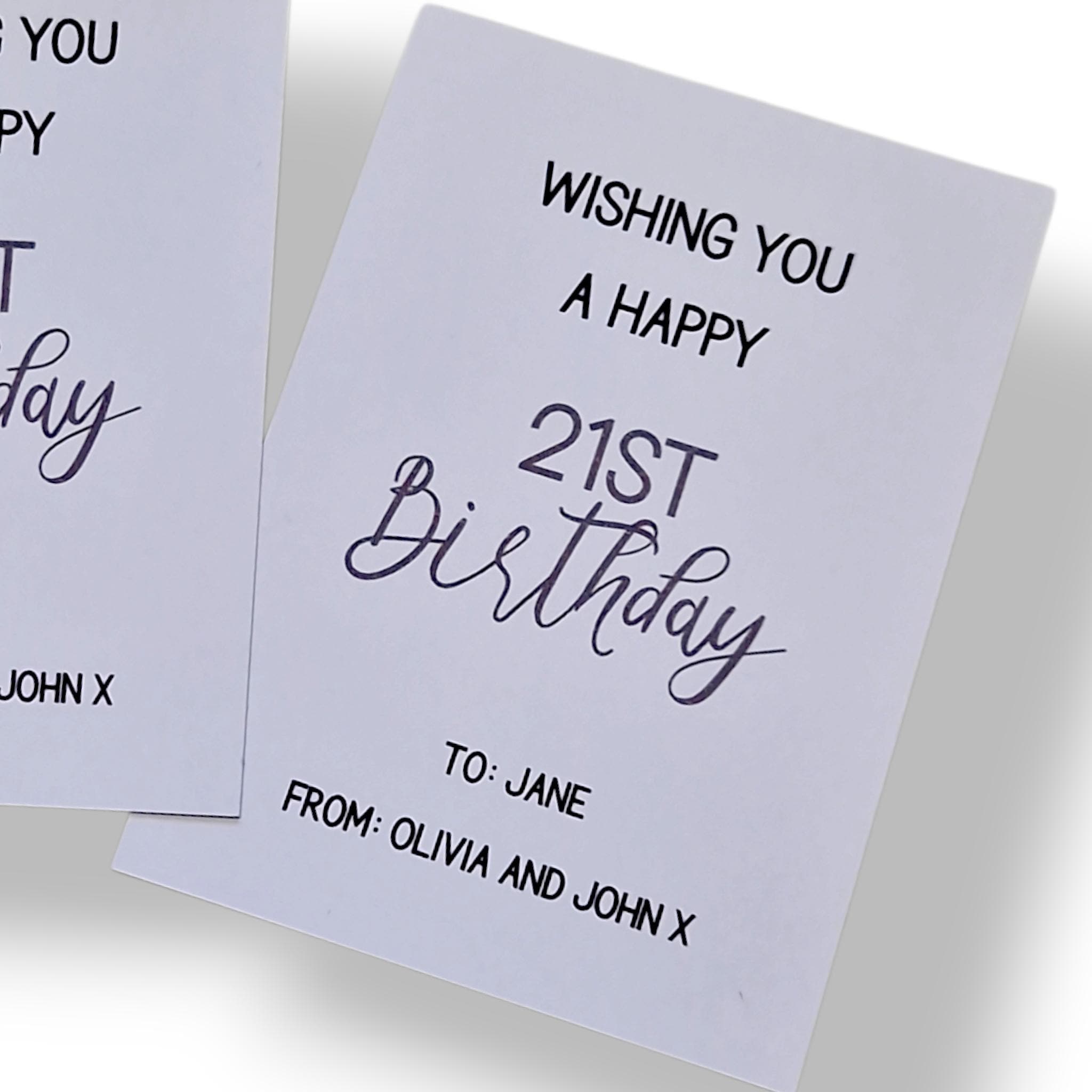 21st Birthday Turning 21 Gift – Keepsake Key for 21st Birthday, Meaningful Milestone Present