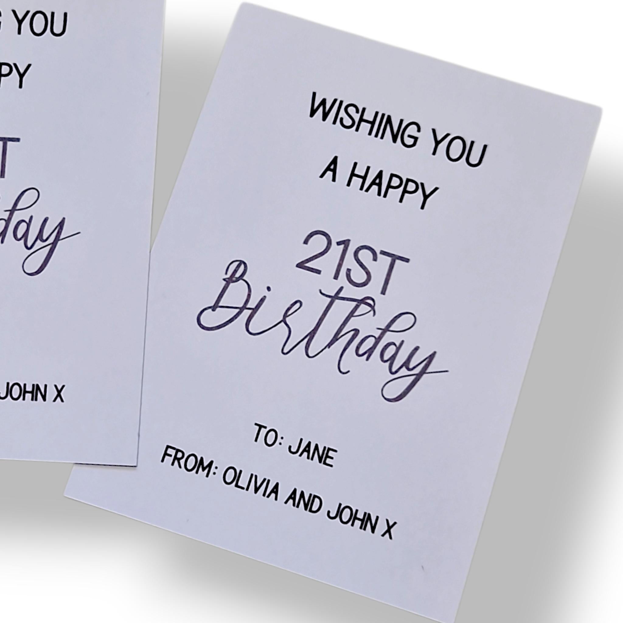 21st Birthday Turning 21 Gift – Keepsake Key for 21st Birthday, Meaningful Milestone Present