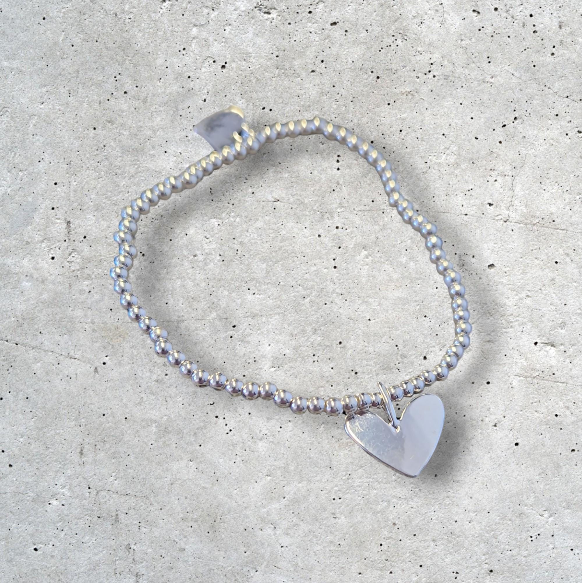 40th Birthday Silver Plated Bracelet – Elegant Gift for Her, Personalised Jewelry, Milestone Birthday Present,  Charm Bracelet for Women