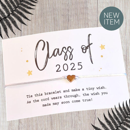Class of 2025  Wish Bracelet | School Leavers | Prom Night Gift | Prom Gifting | End of School Gift | Bulk Gifting V54