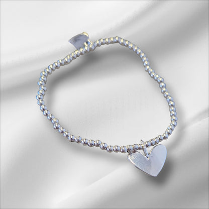 Miles apart, family is measured by heart I Personalised Bracelet I Sister I Mother I gift I family I Long-distance I Silver Plated Bracelet