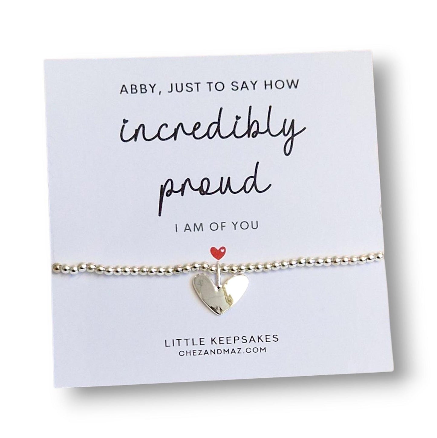 Incredibly Proud Of You, Personaslied, Congratulations Bracelet, Proud Of You, Well Done Gift, Graduation, New Baby , New Job, Driving Test