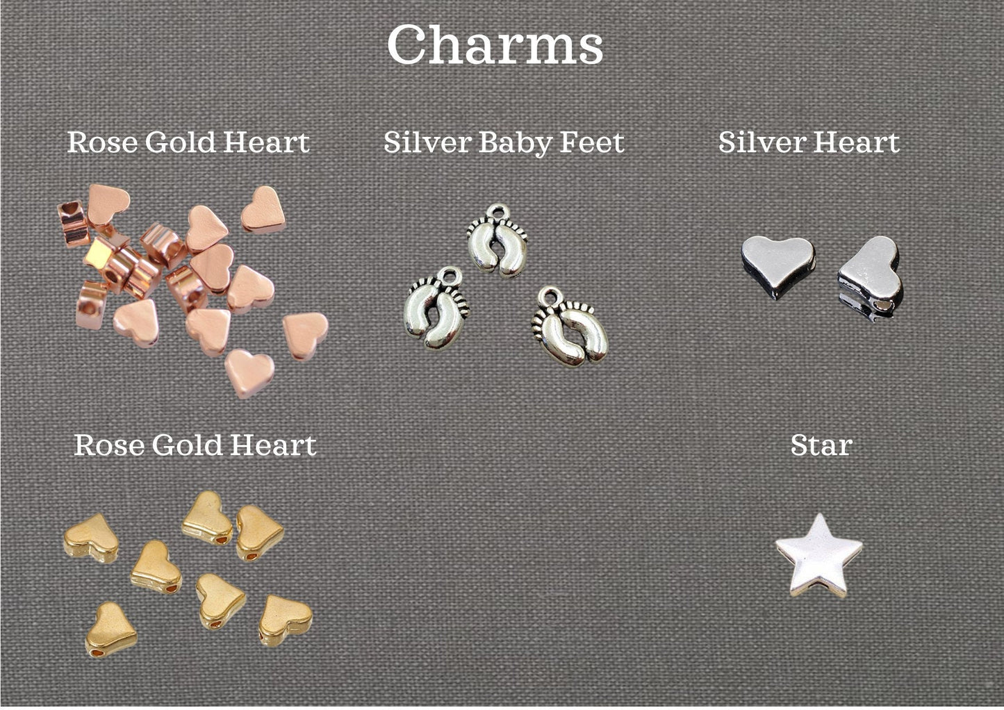 Heart & Border - Personalised Baby Shower Wish Bracelet, Mummy to Be, Charm String Bracelet, Personalised Gift -Celebrating Baby -Aqiqah-801